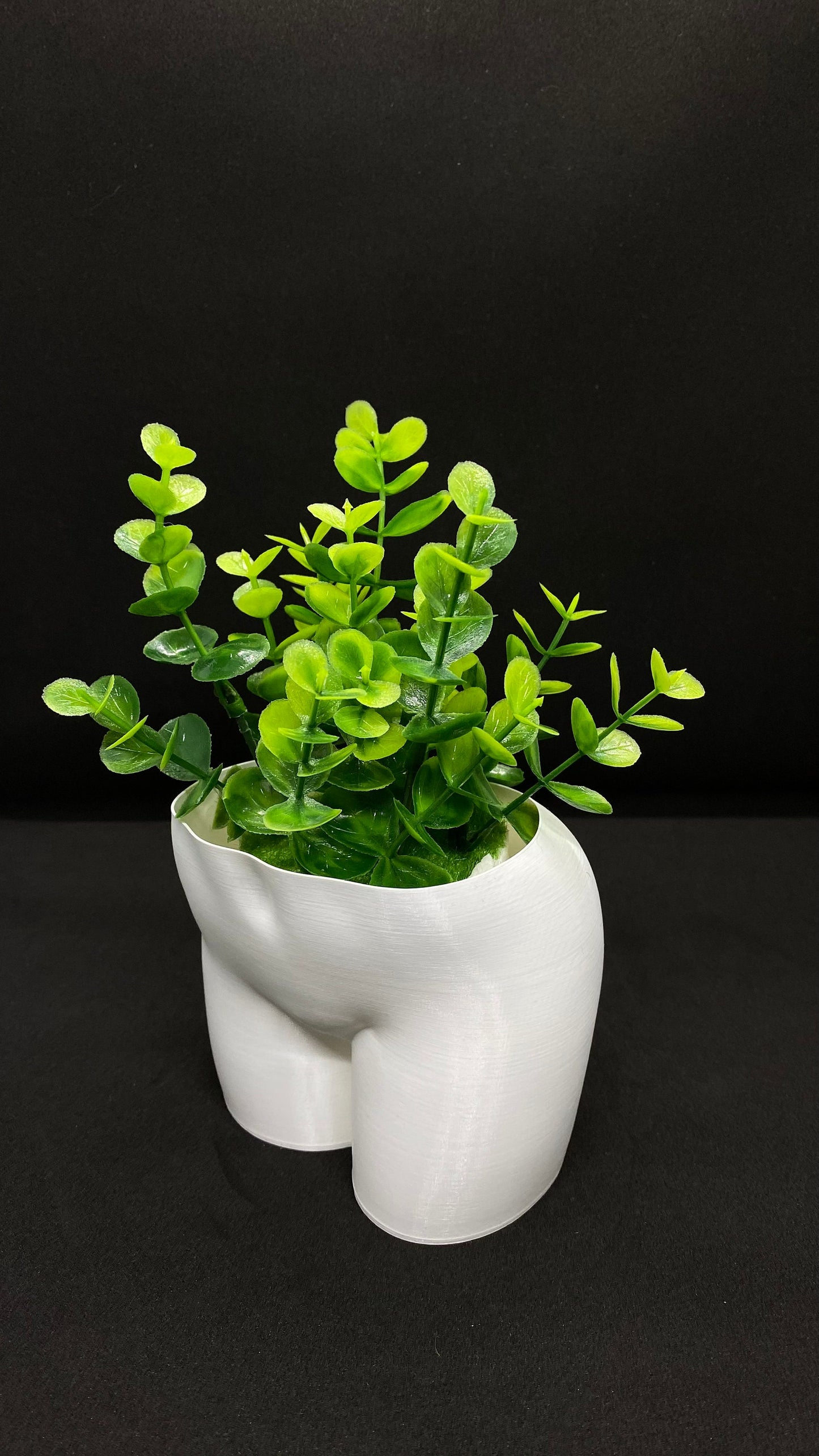 Cheeky 3D printed vase shaped like a woman’s butt