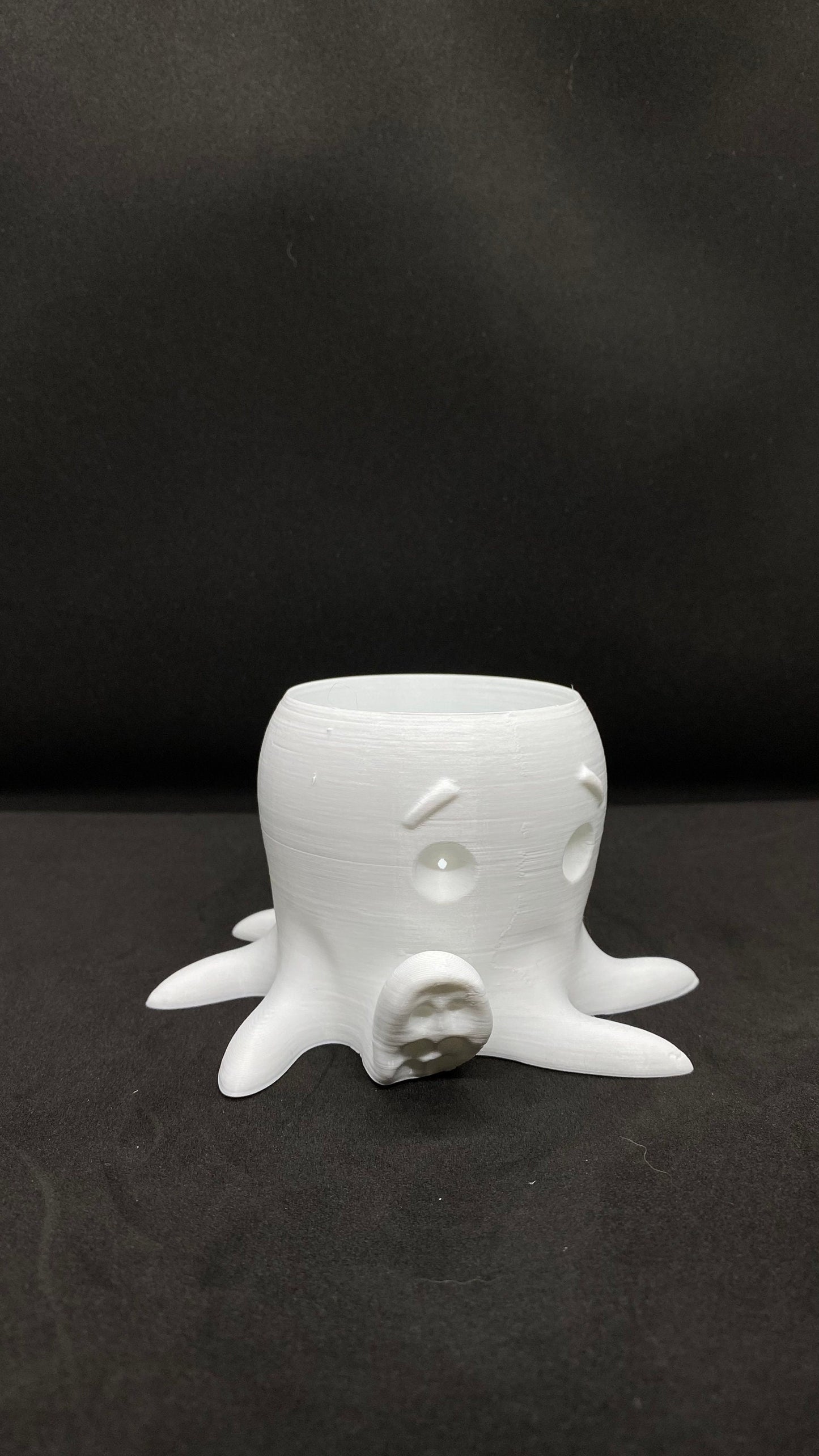 desk decor featuring 3D printed octopus pot