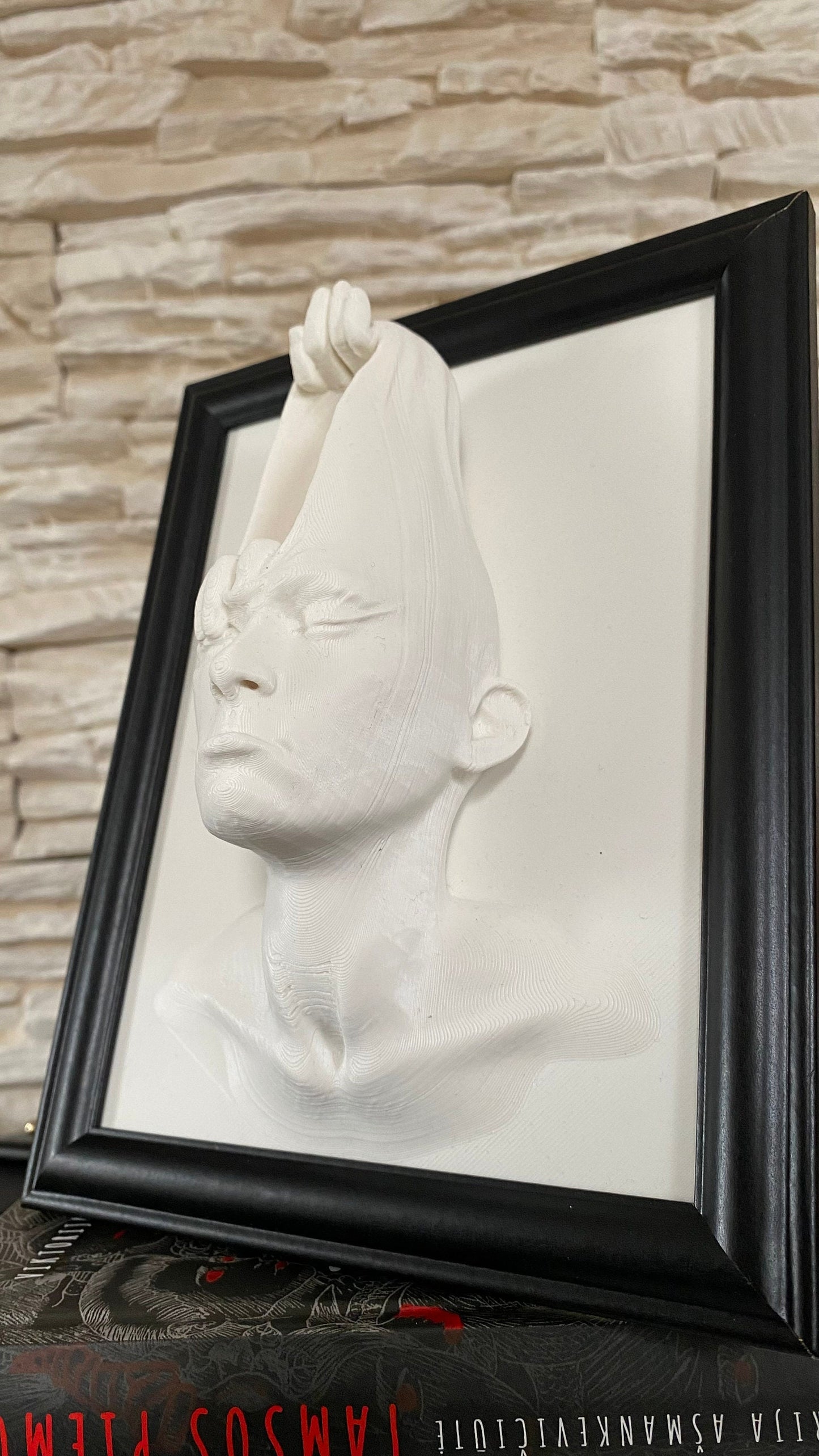 Open your Mind Framed Wall Art / 3D Printed