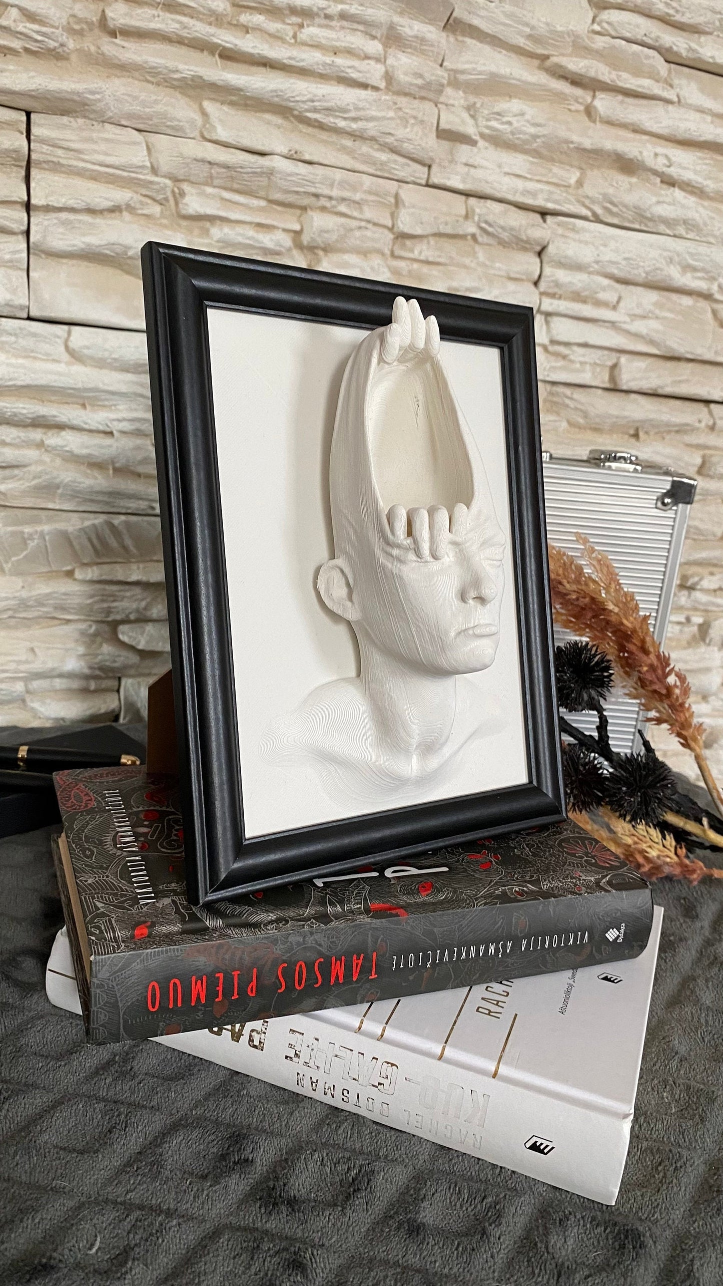 Open your Mind Framed Wall Art / 3D Printed