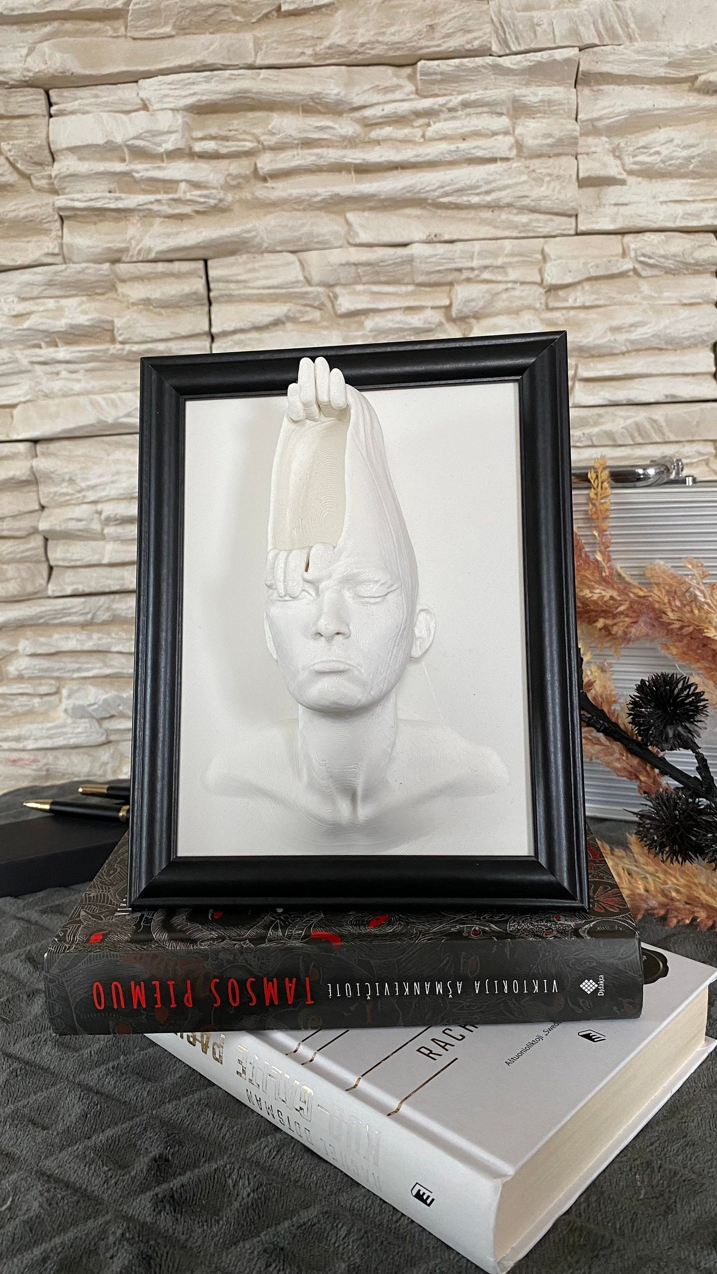 Open your Mind Framed Wall Art / 3D Printed