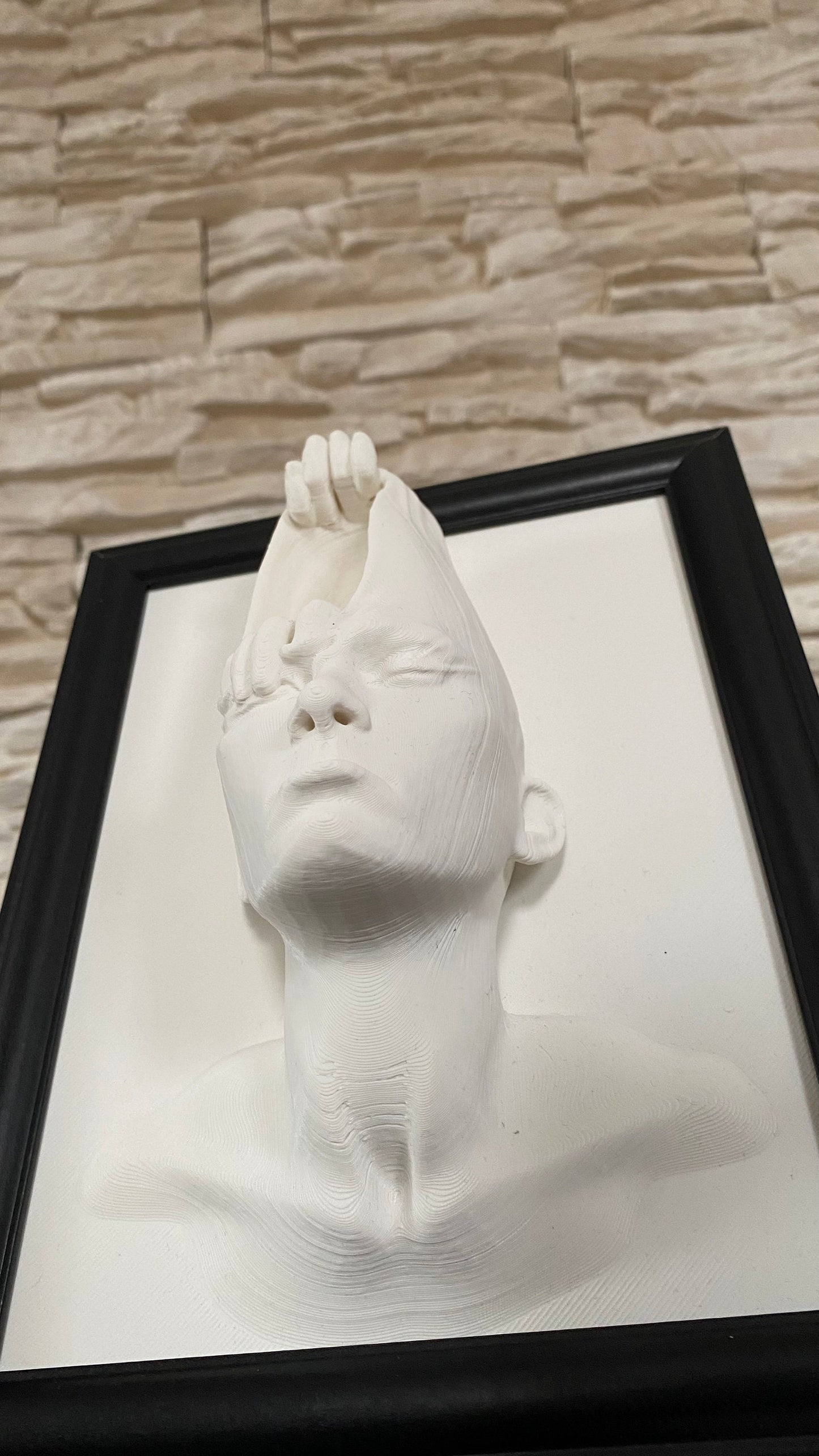 Open your Mind Framed Wall Art / 3D Printed