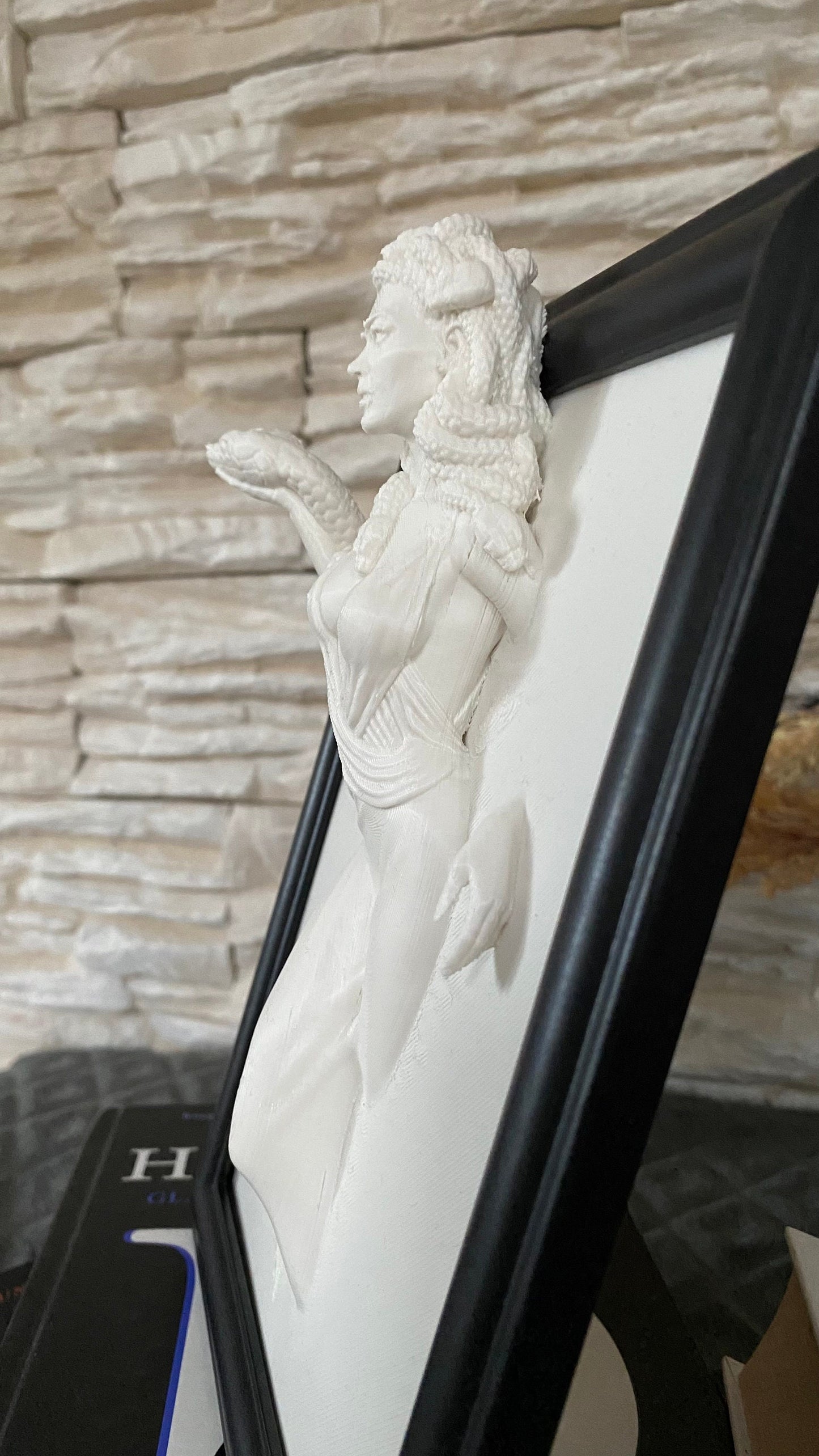 Medusa Figure Wall Art / 3D Printed