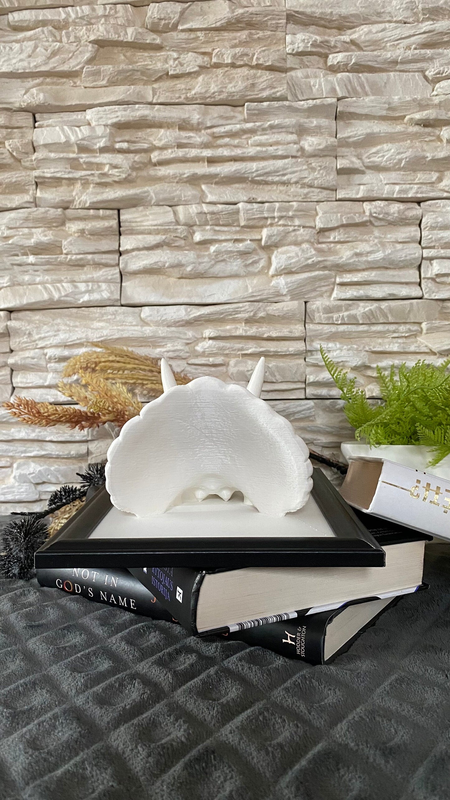Framed Triceratops Skull Wall Art / 3D printed
