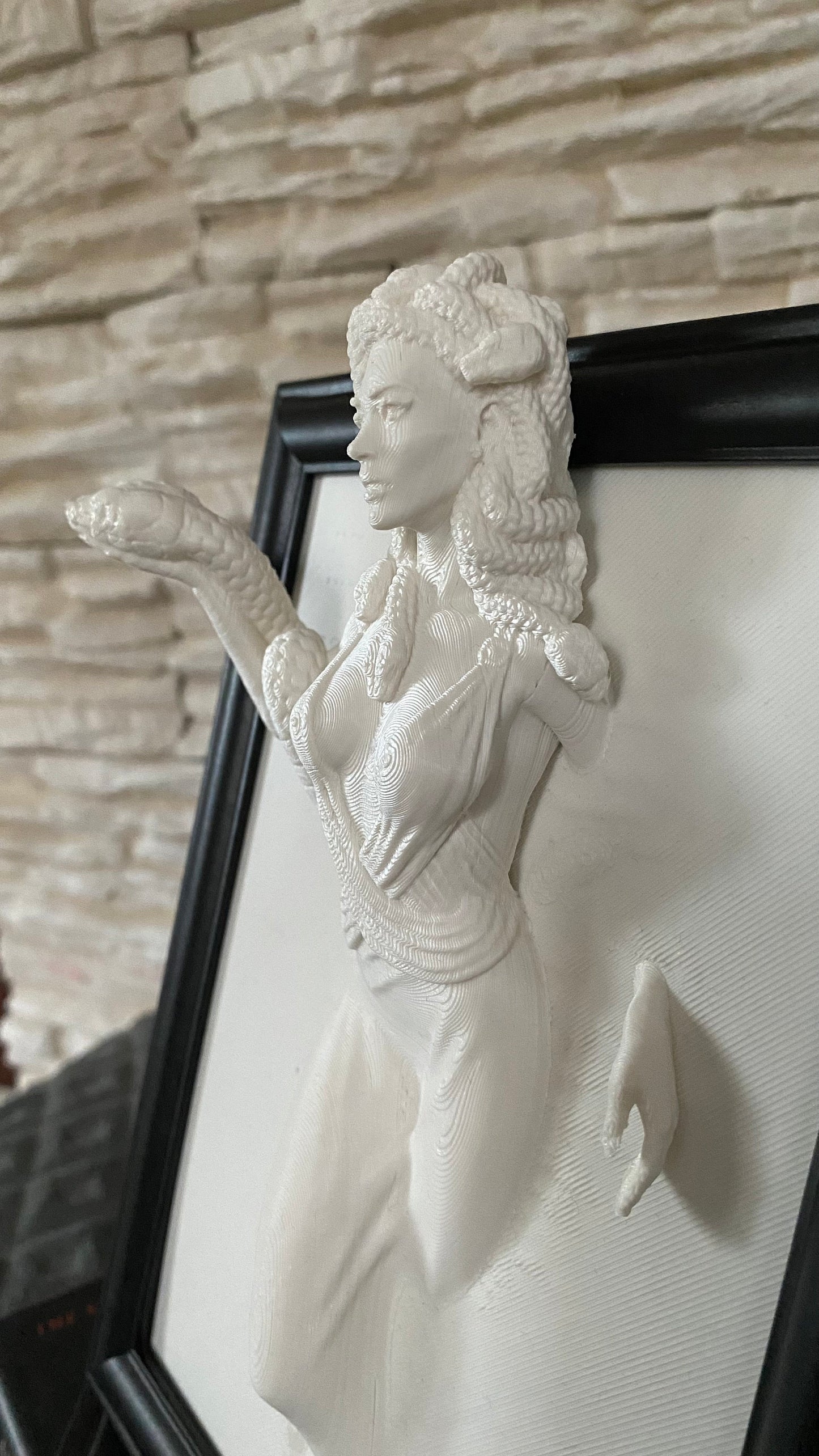 Medusa Figure Wall Art / 3D Printed