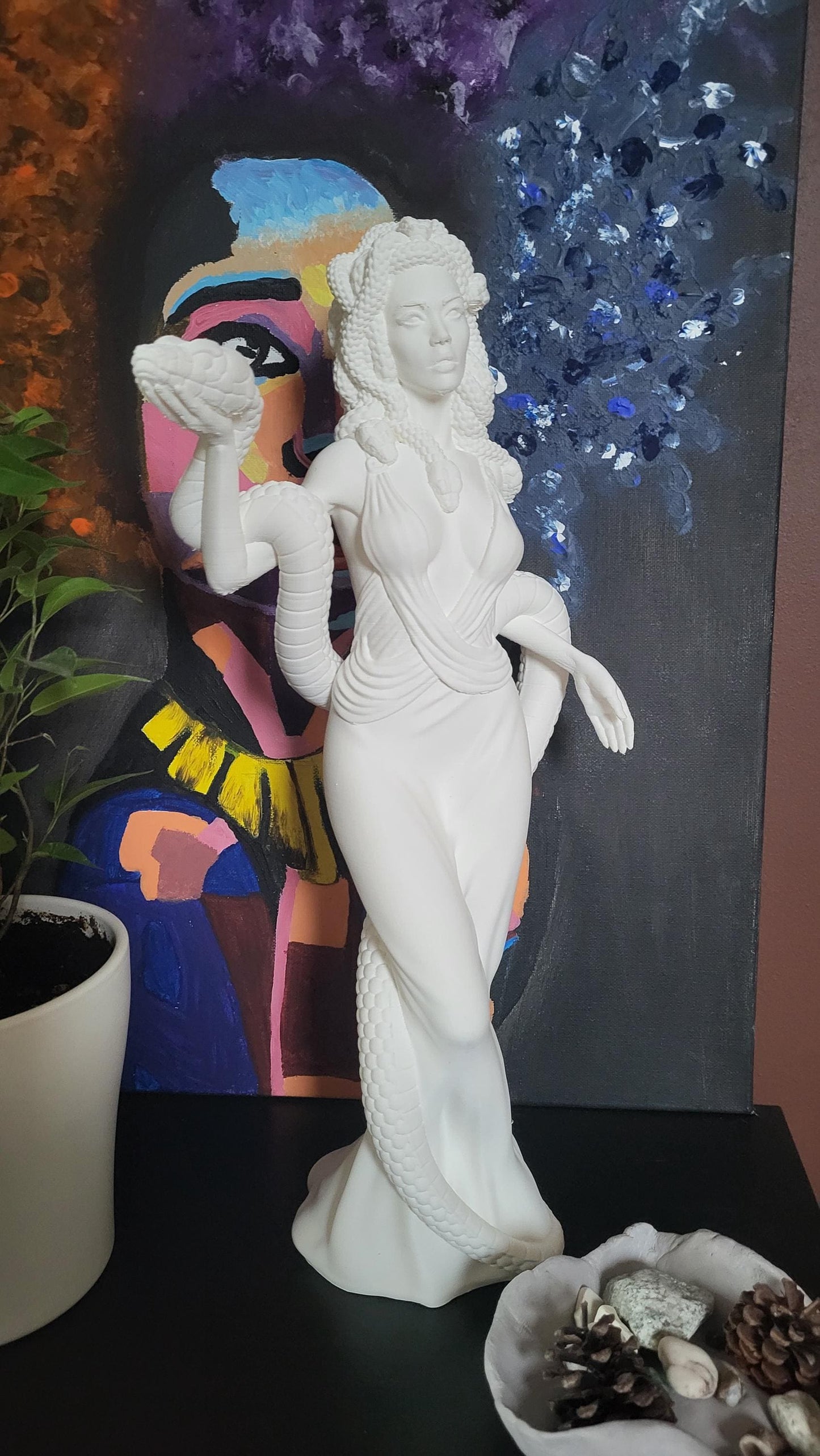 Mythological Medusa Statue / 3D printed