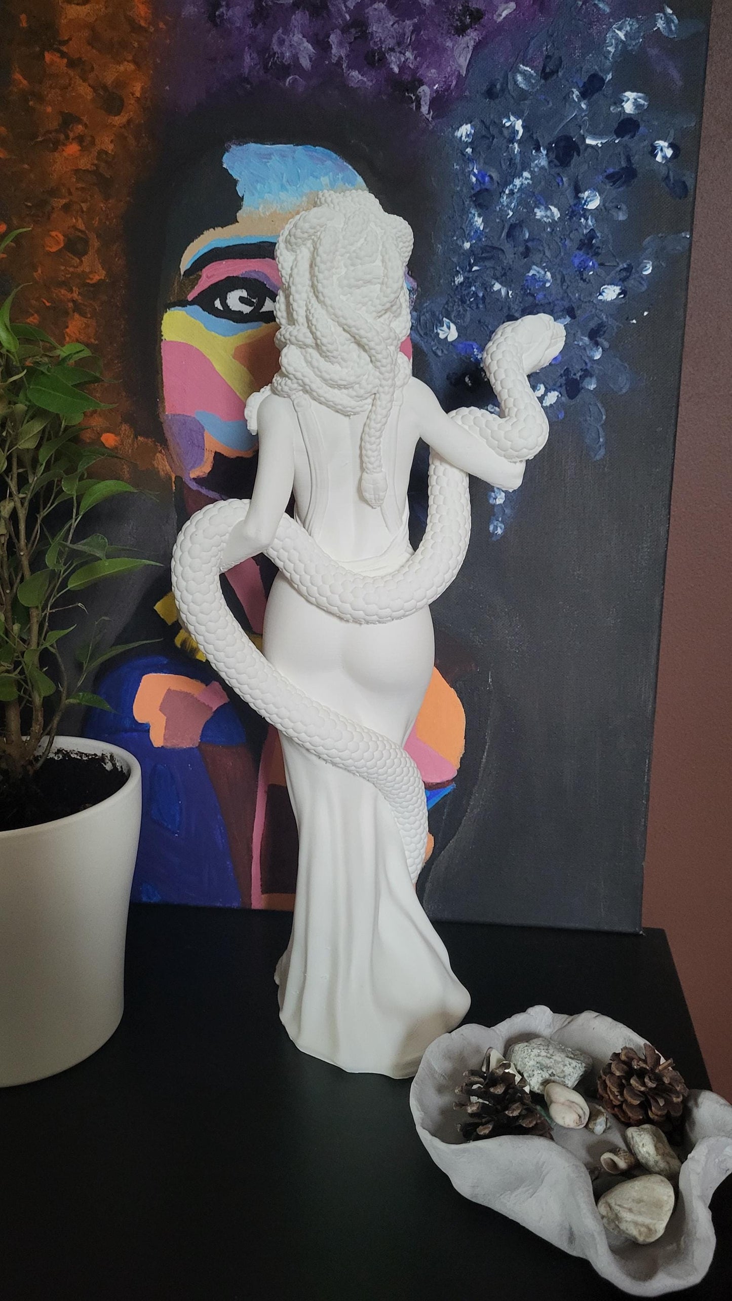Mythological Medusa Statue / 3D printed