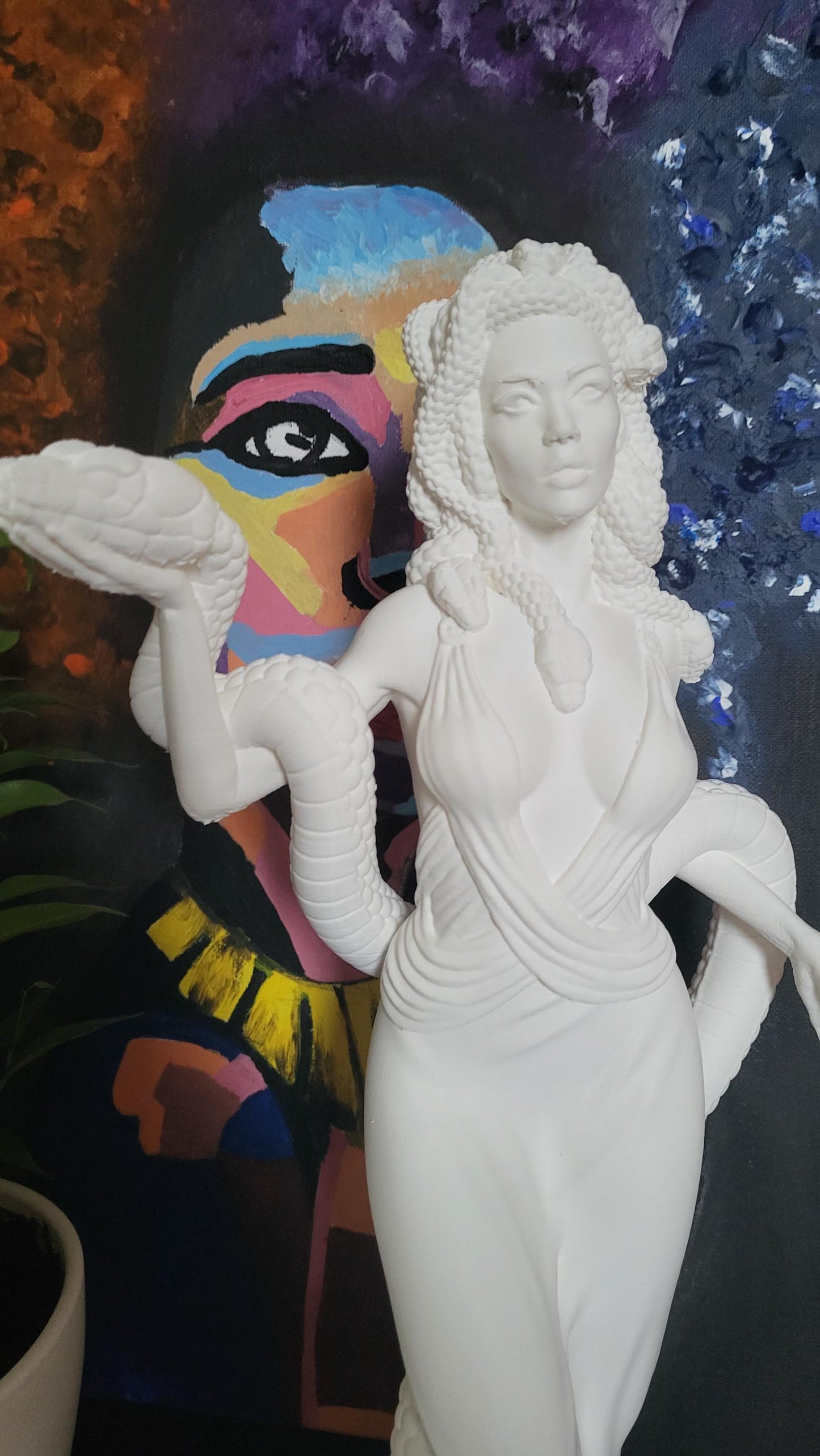 Mythological Medusa Statue / 3D printed
