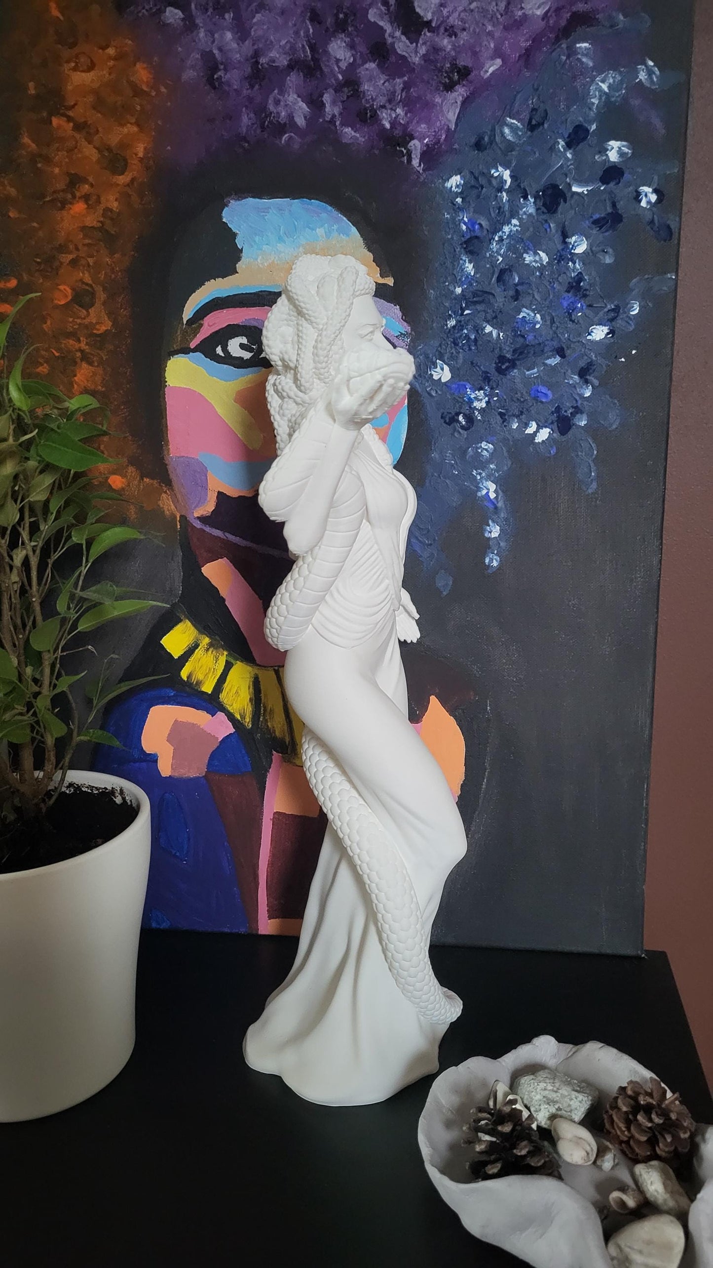 Mythological Medusa Statue / 3D printed