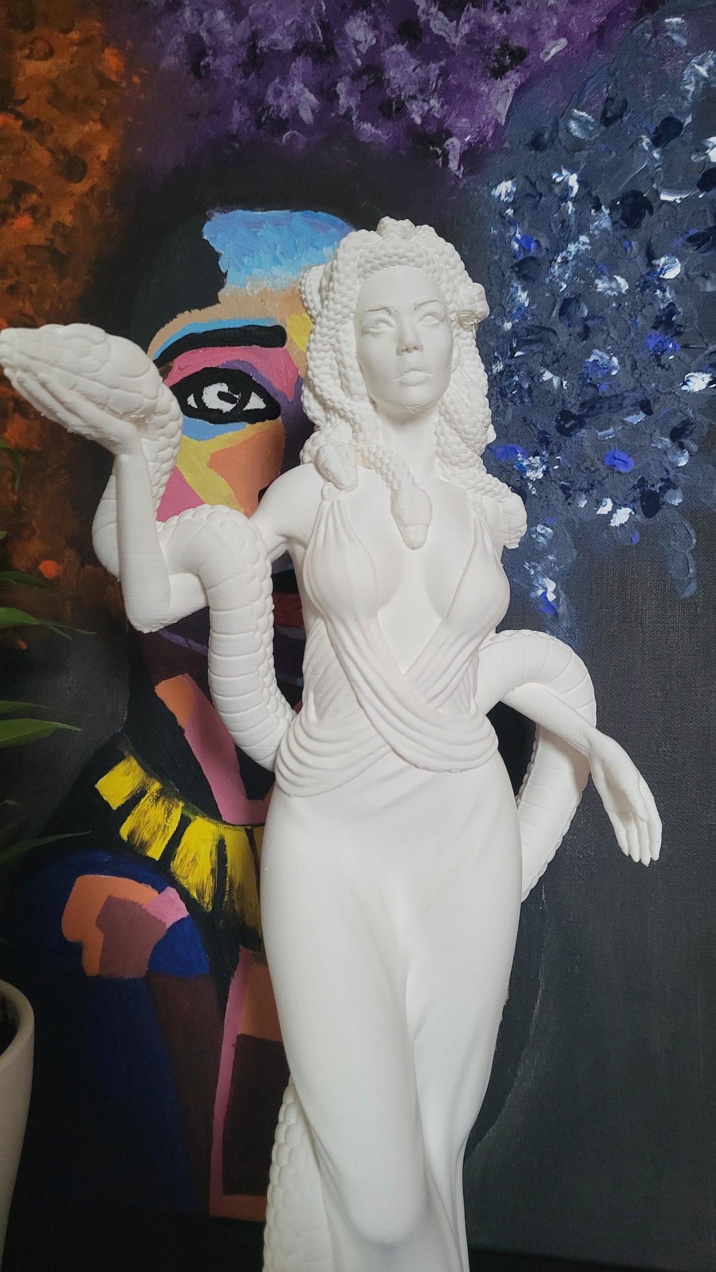 Mythological Medusa Statue / 3D printed