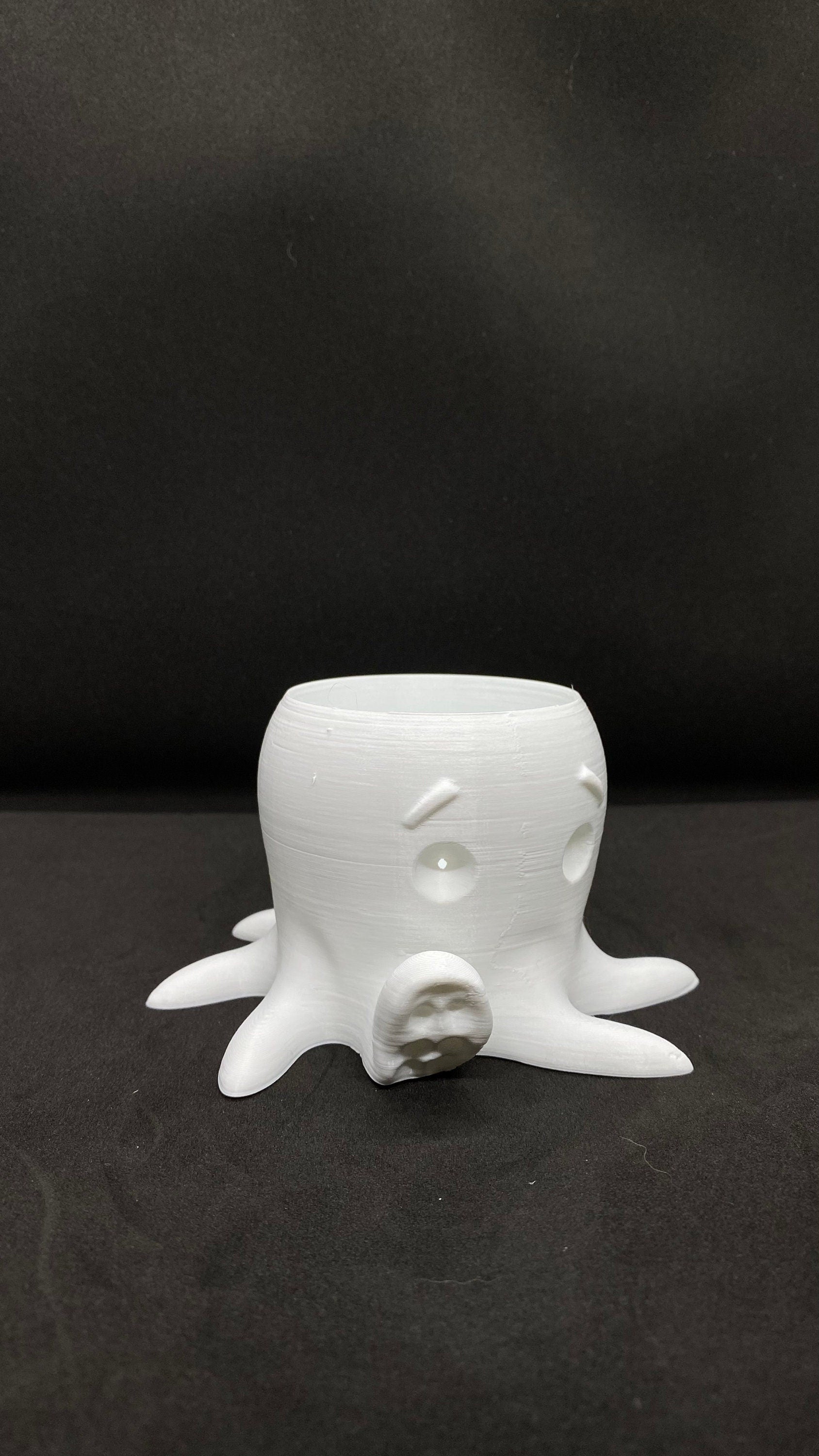 desk decor featuring 3D printed octopus pot