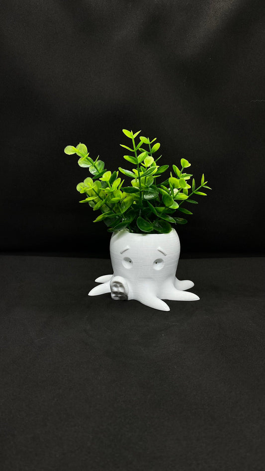 3D printed octopus planter pot