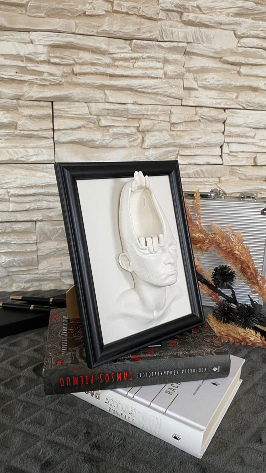 Open your Mind Framed Wall Art / 3D Printed