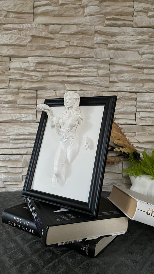 Medusa Figure Wall Art / 3D Printed