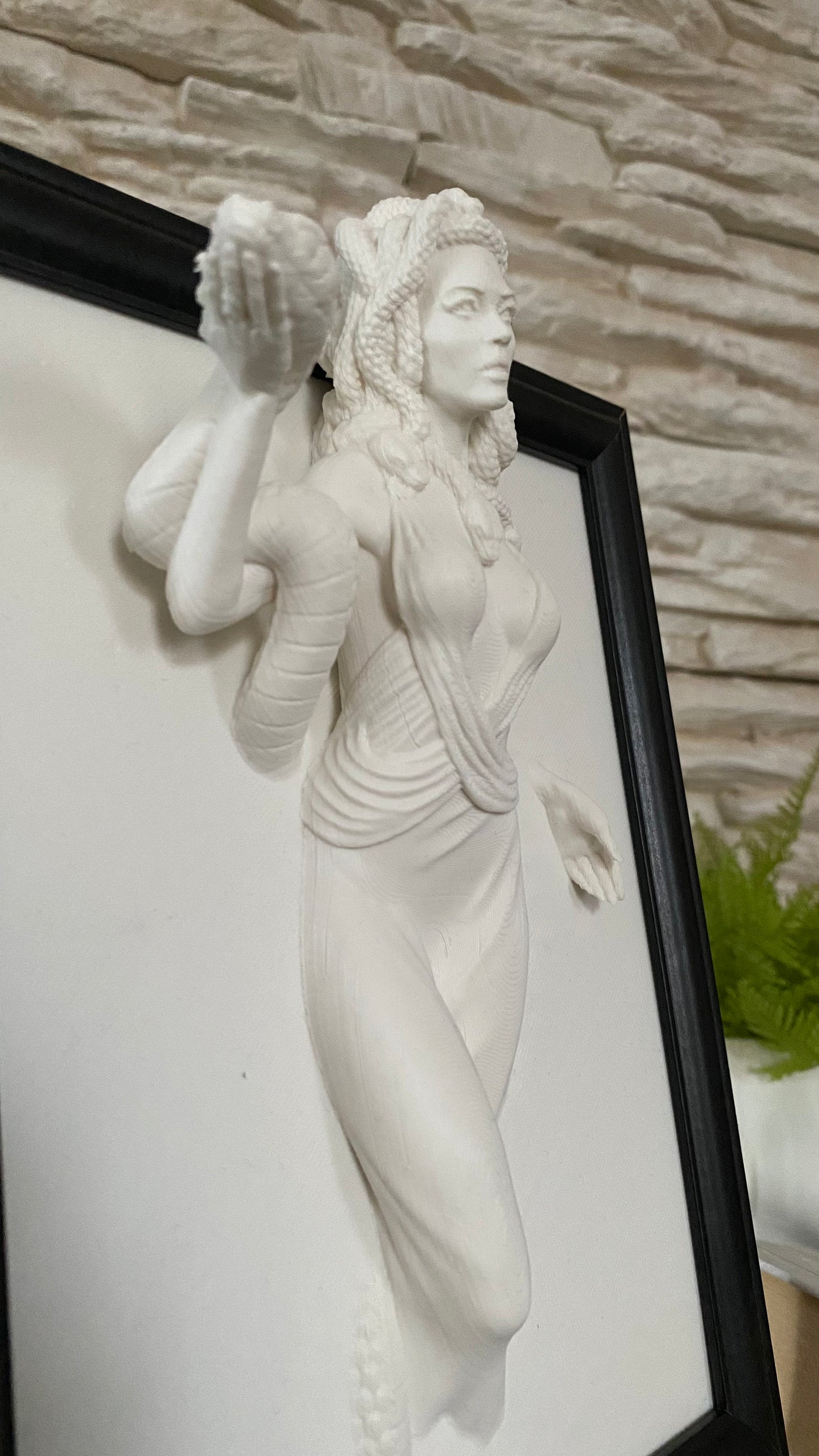 Medusa Figure Wall Art / 3D Printed